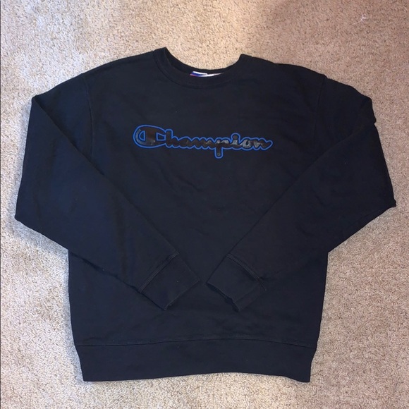 Champion Other - Champion Men's Medium Black Crewneck Pullover Sweater